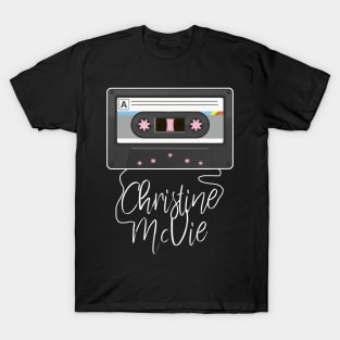 Love Music Christine Proud Name Awesome Cassette T-Shirt